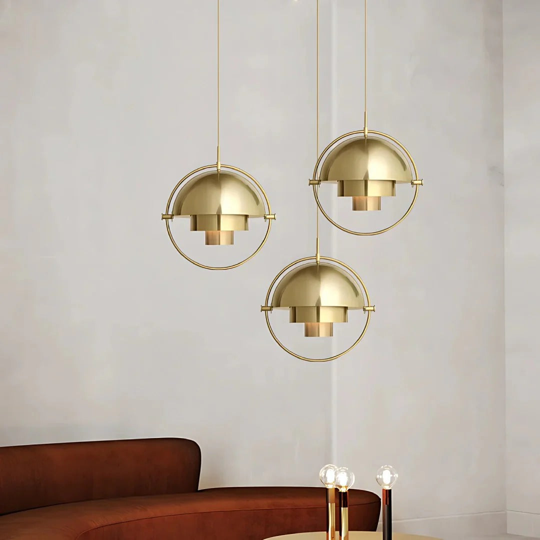 Bauhaus Adjustable Hemispherical Pendant Lamp