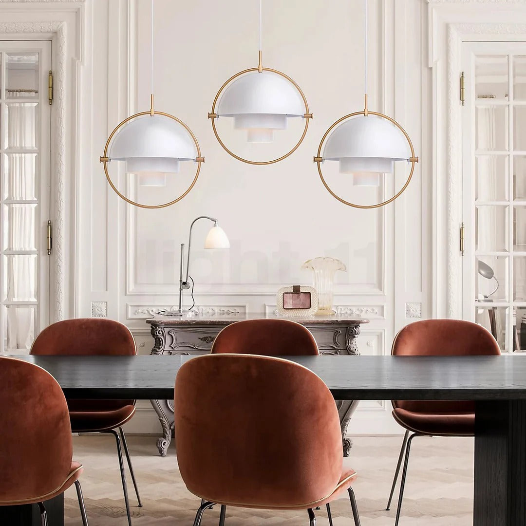 Bauhaus Adjustable Hemispherical Pendant Lamp