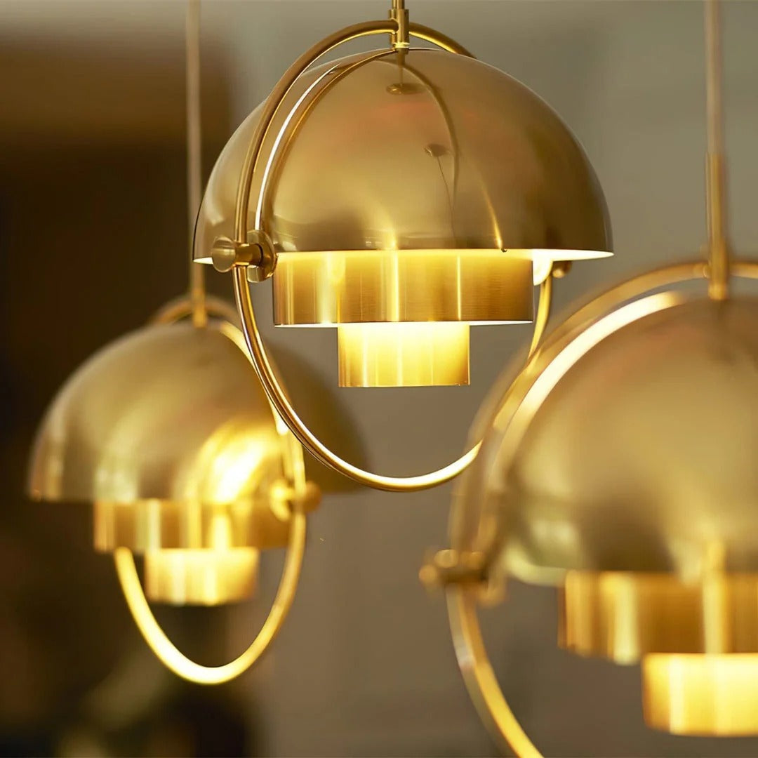 Bauhaus Adjustable Hemispherical Pendant Lamp