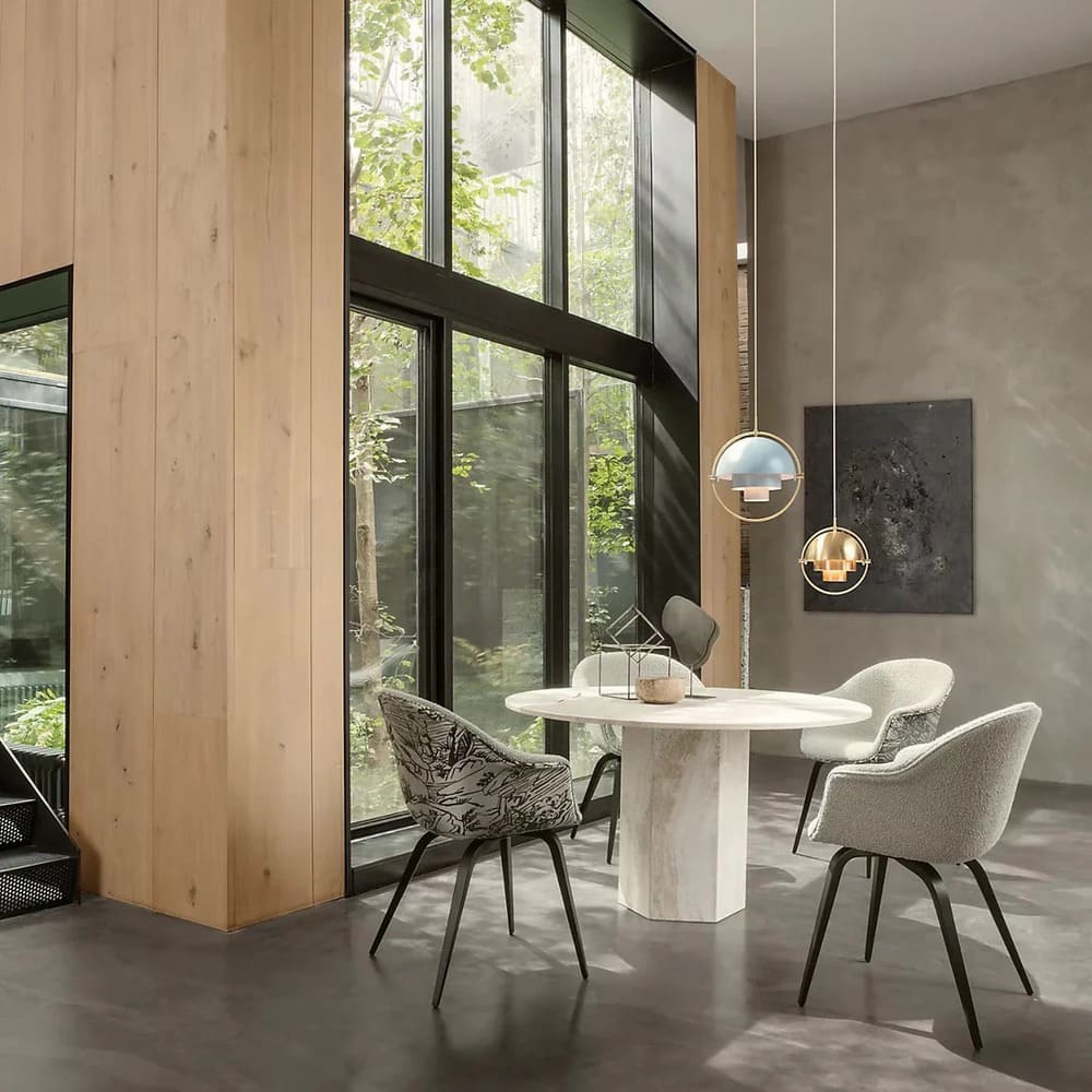 Bauhaus Adjustable Hemispherical Pendant Lamp