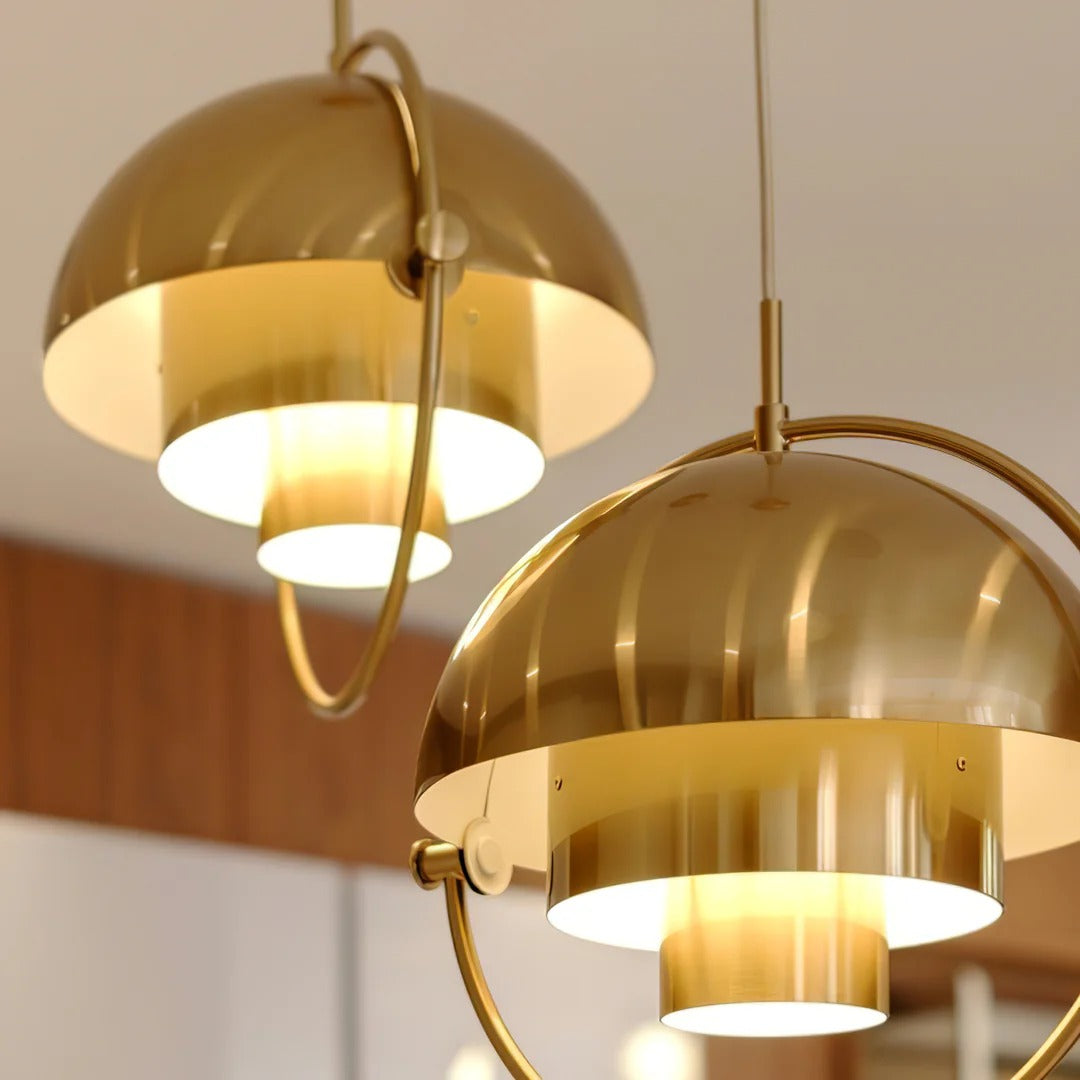 Bauhaus Adjustable Hemispherical Pendant Lamp