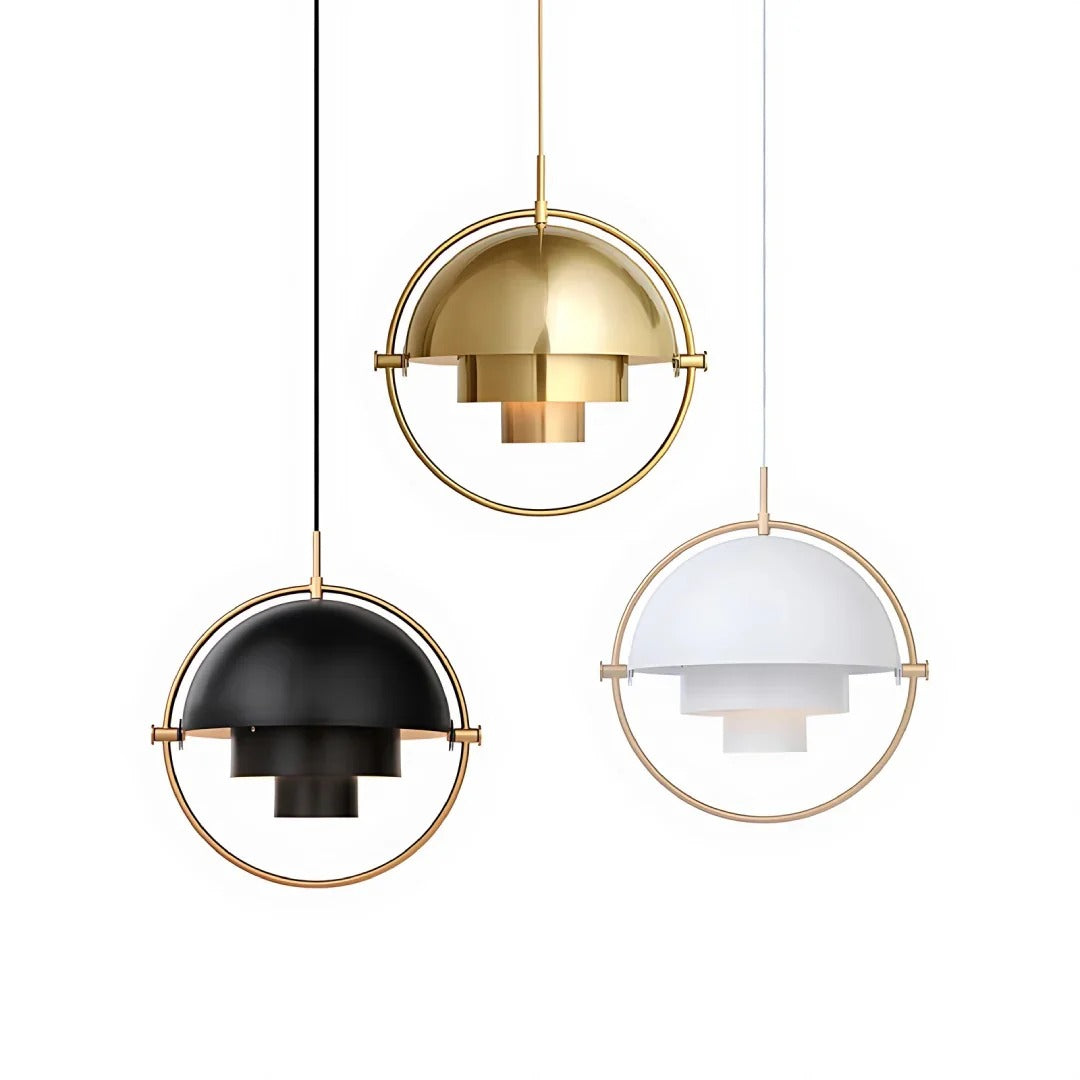 Bauhaus Adjustable Hemispherical Pendant Lamp