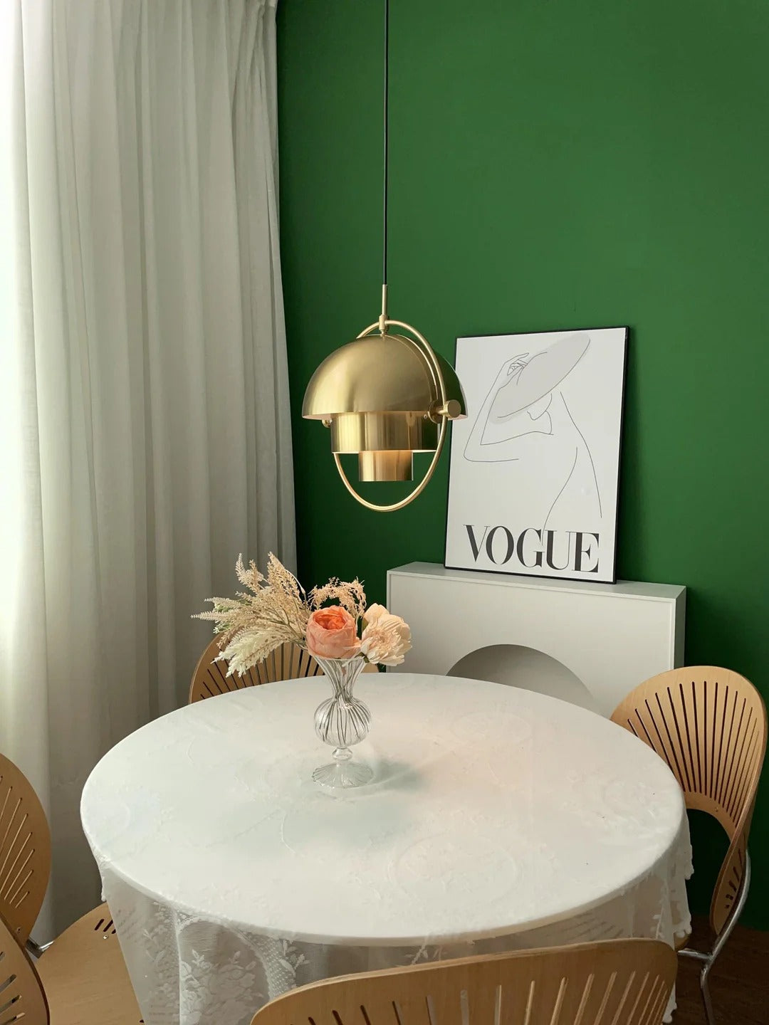 Bauhaus Adjustable Hemispherical Pendant Lamp