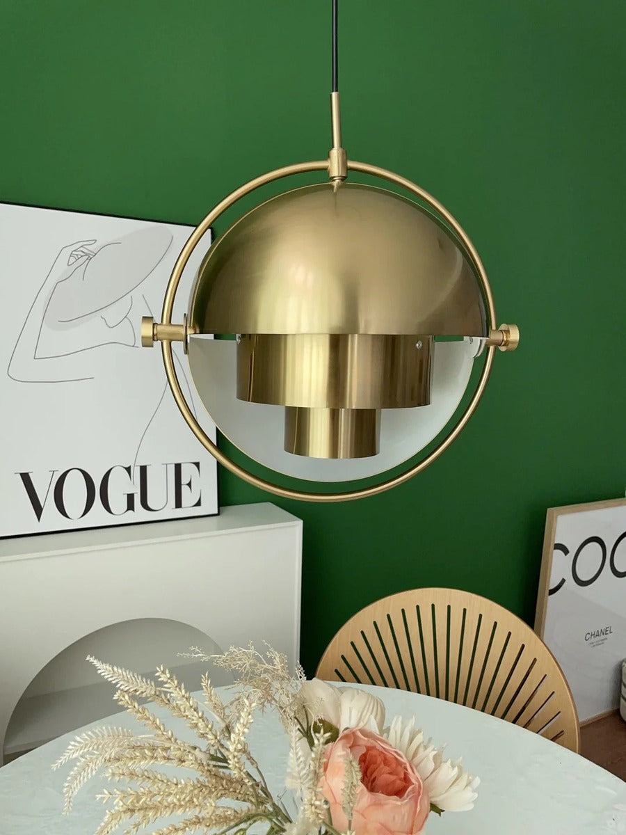 Bauhaus Adjustable Hemispherical Pendant Lamp