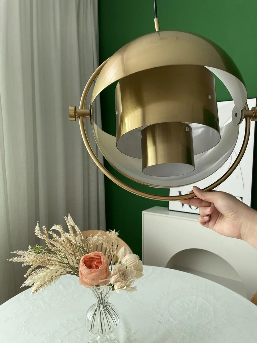 Bauhaus Adjustable Hemispherical Pendant Lamp