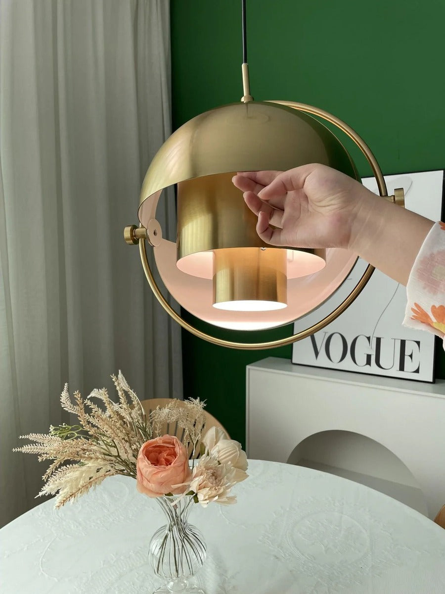 Bauhaus Adjustable Hemispherical Pendant Lamp