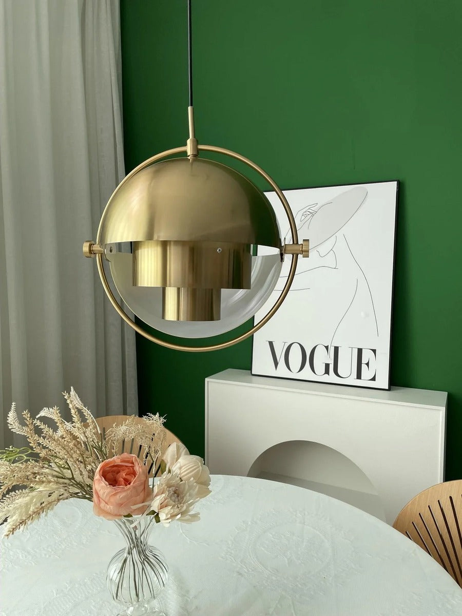 Bauhaus Adjustable Hemispherical Pendant Lamp