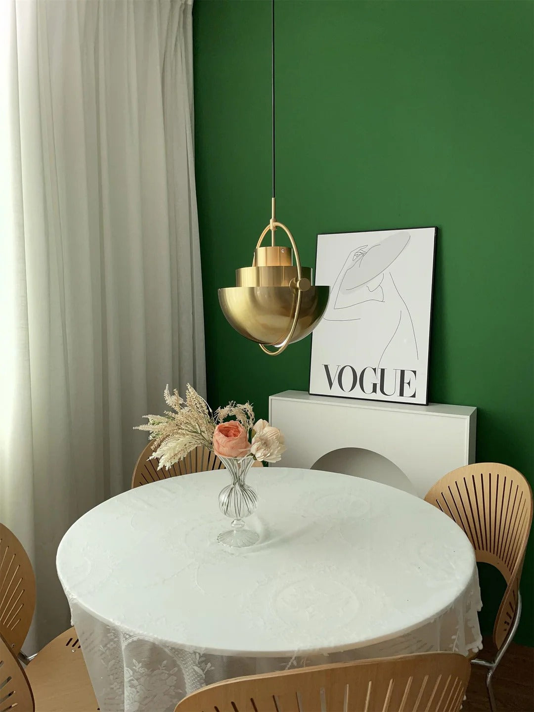 Bauhaus Adjustable Hemispherical Pendant Lamp