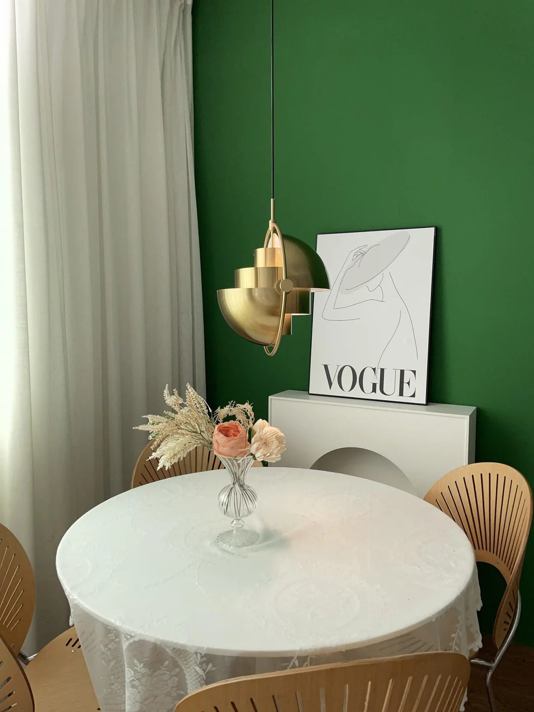 Bauhaus Adjustable Hemispherical Pendant Lamp