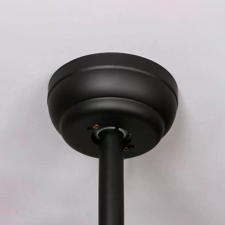Black Vintage Ceiling Fan with Glass Ball Lights