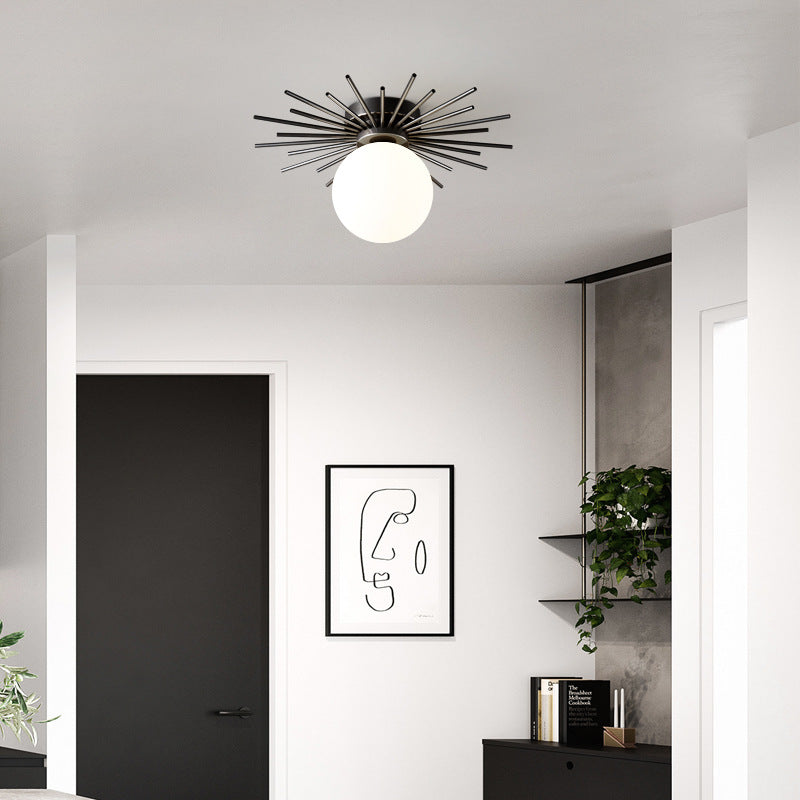 Brass Radiant Ceiling Light – Modern Elegance