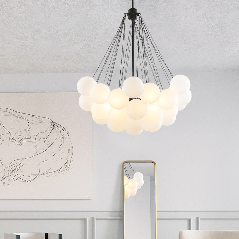 Bubble Chandelier – Modern Nordic Glass Design