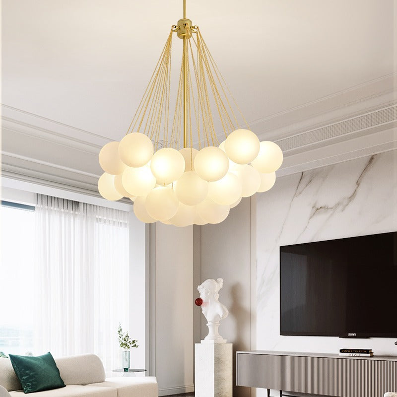 Bubble Chandelier – Modern Nordic Glass Design