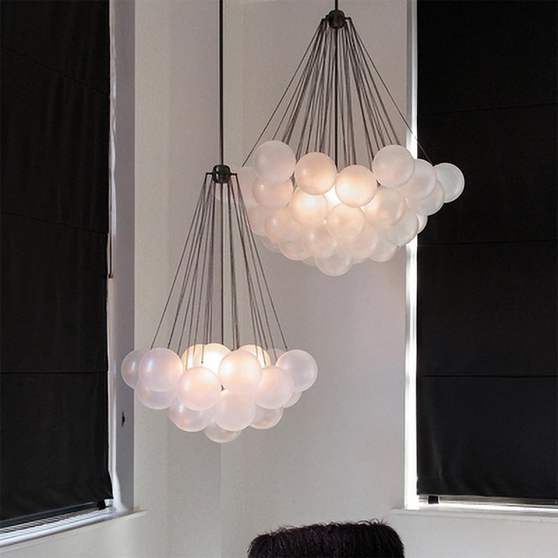 Bubble Chandelier – Modern Nordic Glass Design