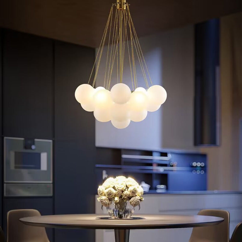 Bubble Chandelier – Modern Nordic Glass Design