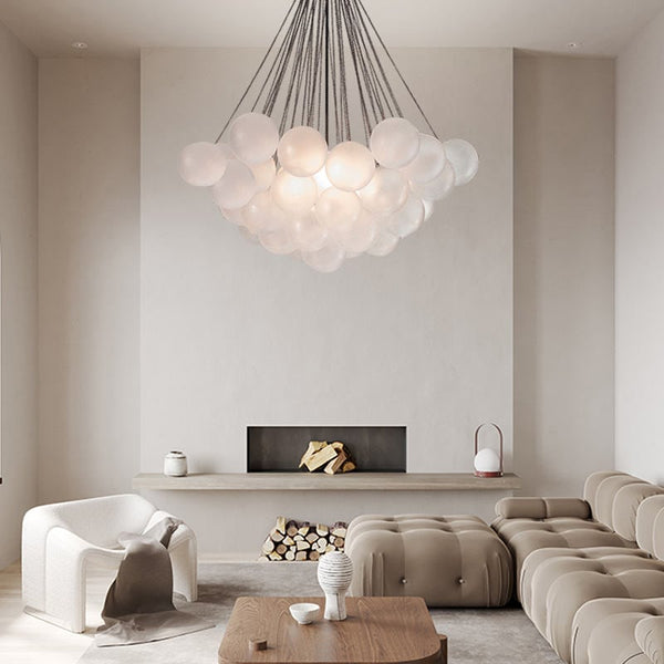 Bubble Chandelier – Modern Nordic Glass Design