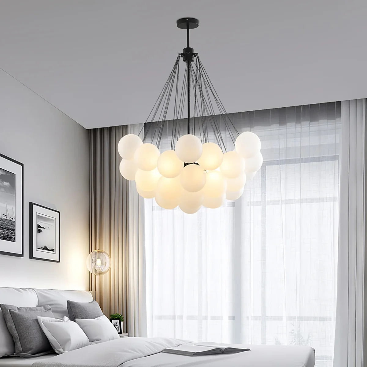 Bubble Chandelier – Modern Nordic Glass Design