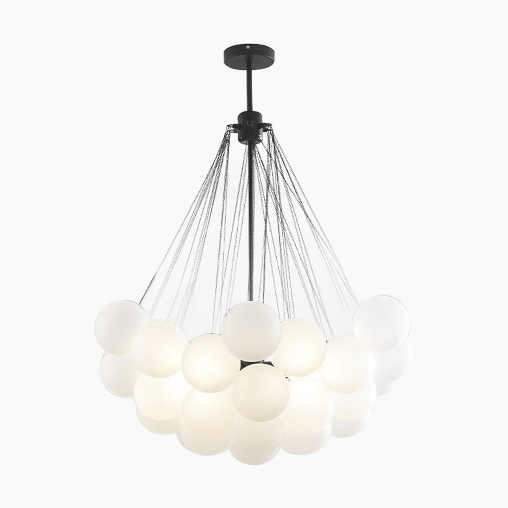 Bubble Chandelier – Modern Nordic Glass Design