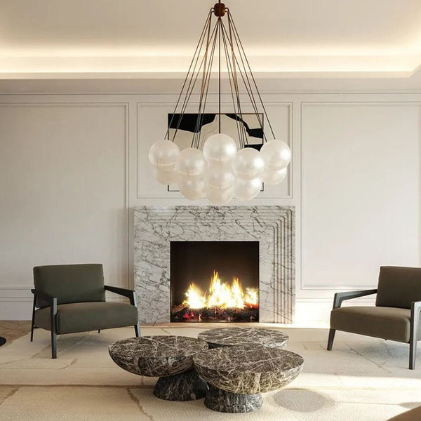 Bubble Chandelier – Modern Nordic Glass Design