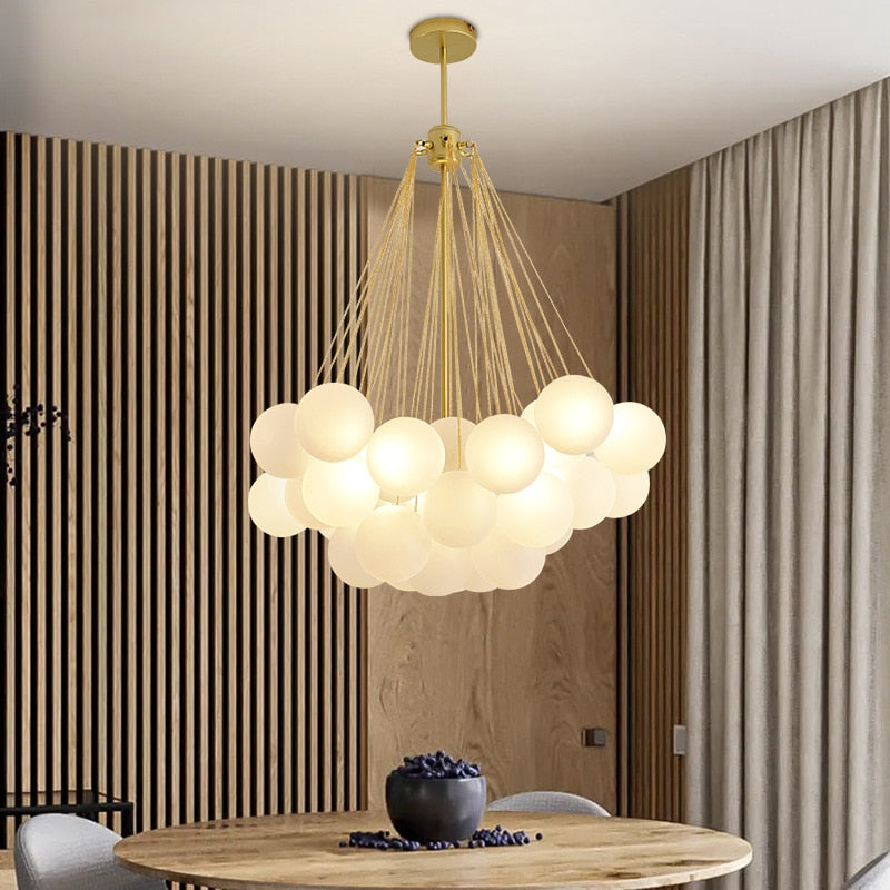 Bubble Chandelier – Modern Nordic Glass Design