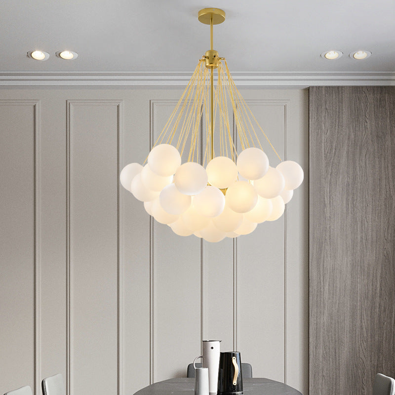 Bubble Chandelier – Modern Nordic Glass Design