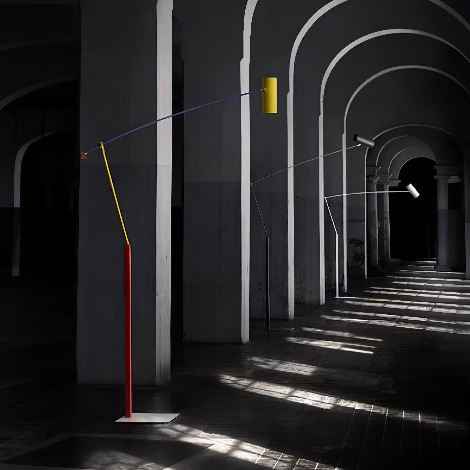 Colorful Adjustable Floor Lamp – Modern Primary Colors