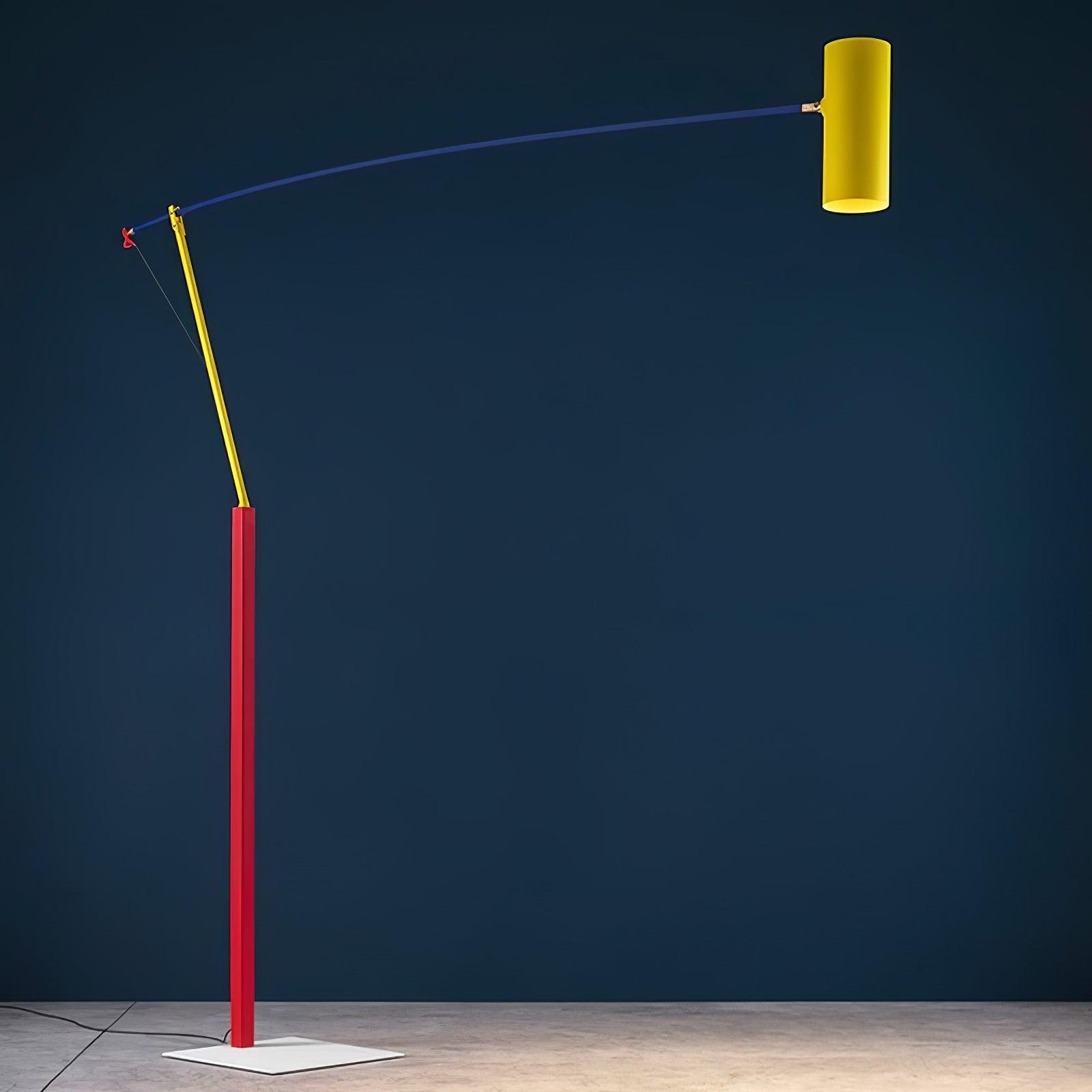 Colorful Adjustable Floor Lamp – Modern Primary Colors