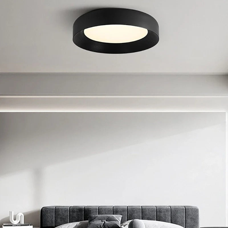 Contemporary Black Ceiling Light Design