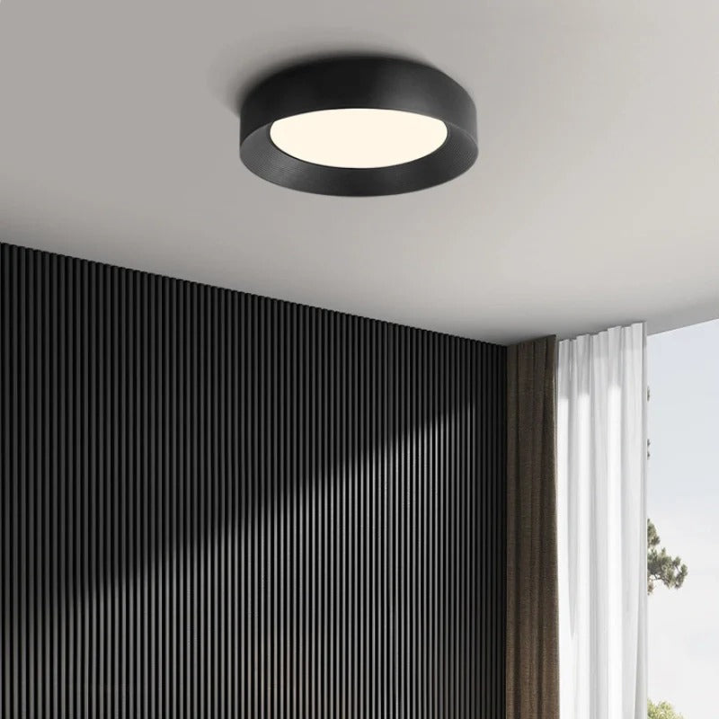 Contemporary Black Ceiling Light Design