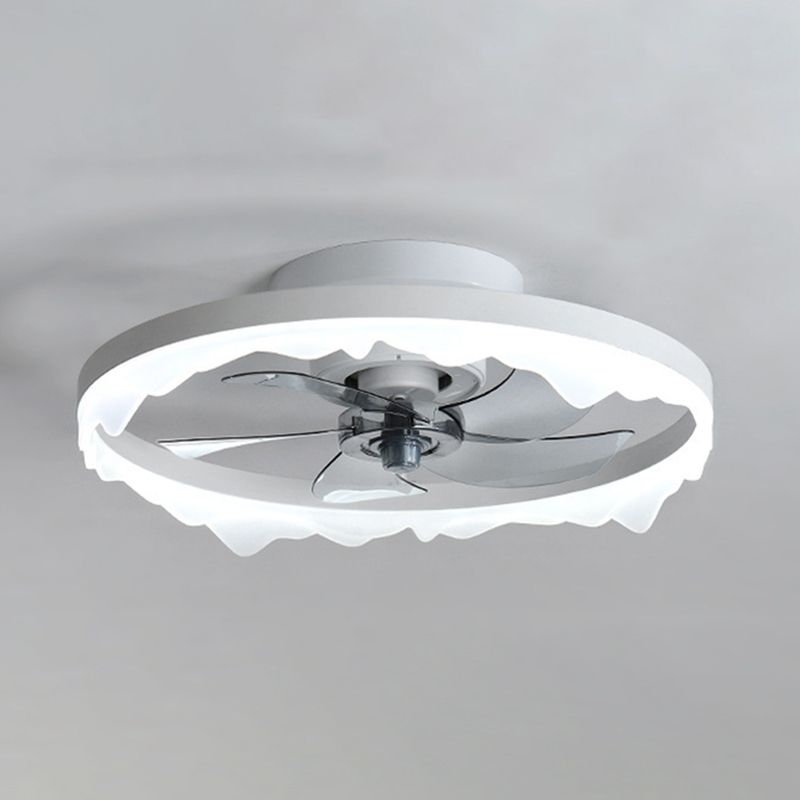 Contemporary Ceiling Fan with Light