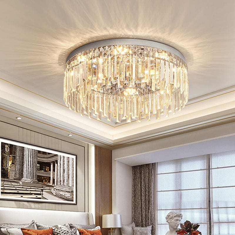 Crystal Ceiling Light - Luxury Modern Design