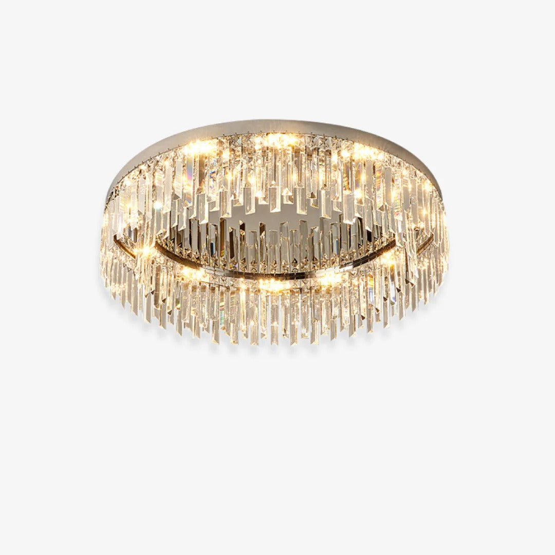 Crystal Ceiling Light - Luxury Modern Design