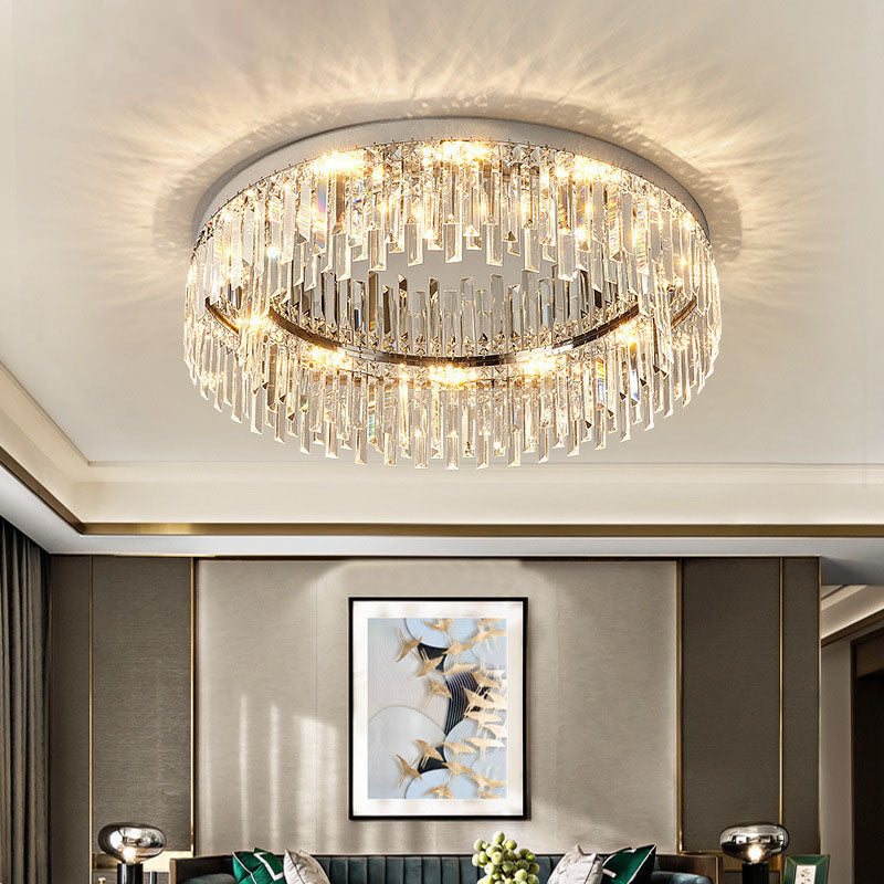 Crystal Ceiling Light - Luxury Modern Design