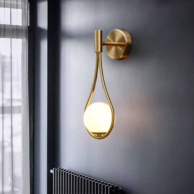 Decorative Glass Bulb Wall Light