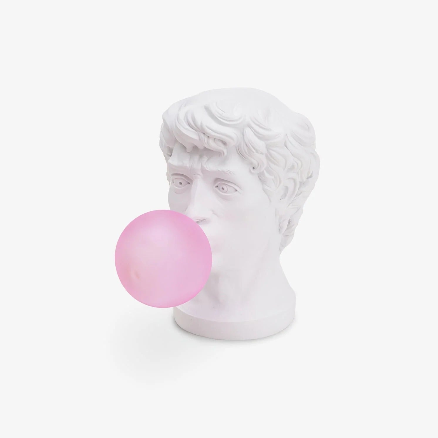 Eclectic Bust Table Lamp with Spherical Detail