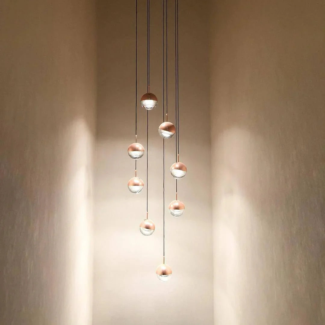 Elegant Ball Chandelier – Adjustable LED Pendant Light