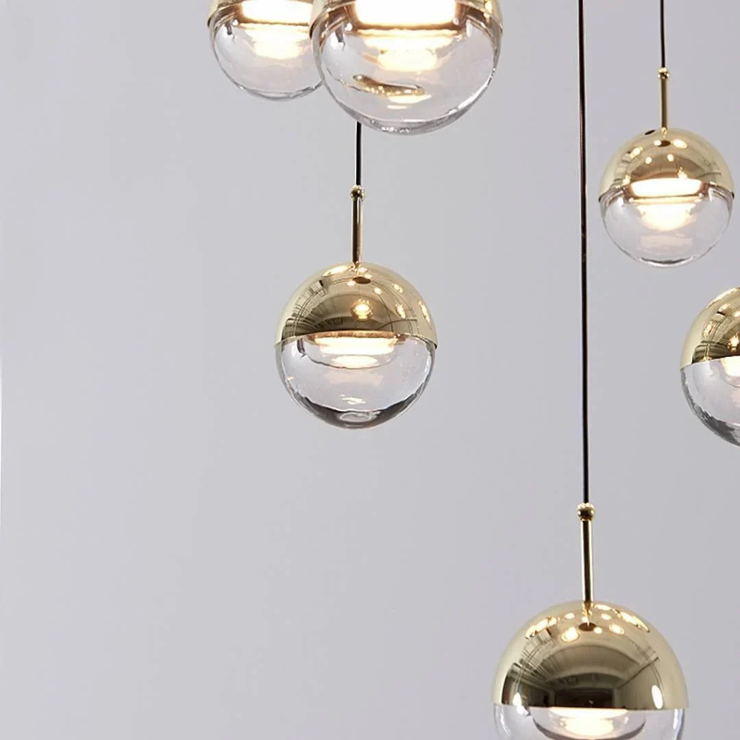 Elegant Ball Chandelier – Adjustable LED Pendant Light