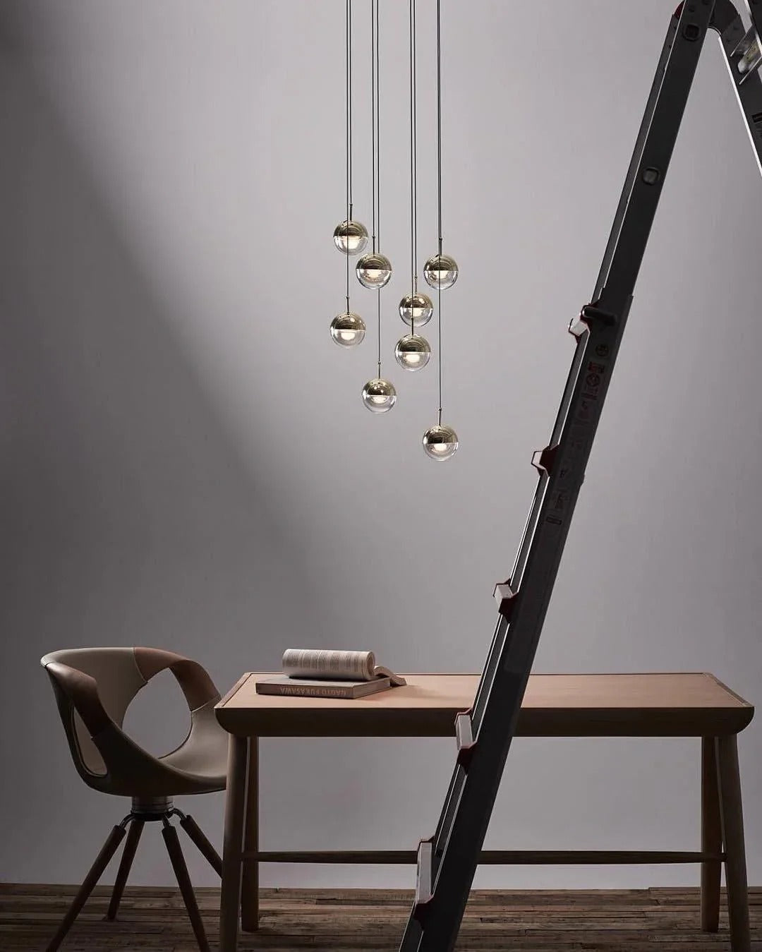 Elegant Ball Chandelier – Adjustable LED Pendant Light