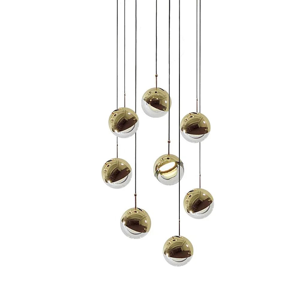 Elegant Ball Chandelier – Adjustable LED Pendant Light