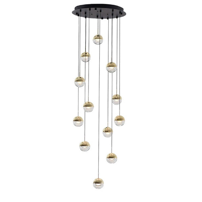 Elegant Ball Chandelier – Adjustable LED Pendant Light