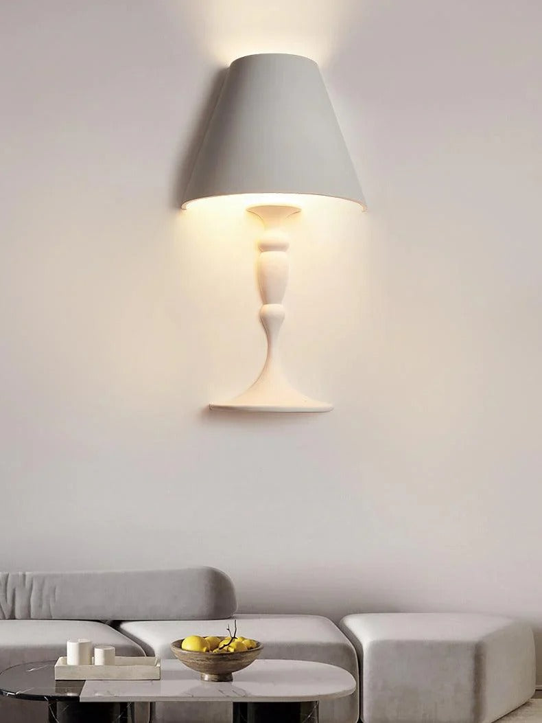 Elegant Art Plaster Wall Lamp