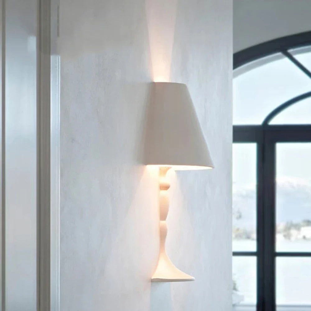 Elegant Art Plaster Wall Lamp