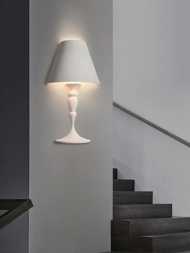 Elegant Art Plaster Wall Lamp