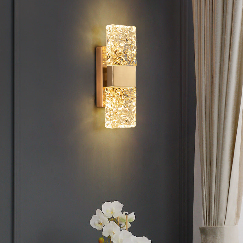 Elegant Crystal Wall Sconce Fixture