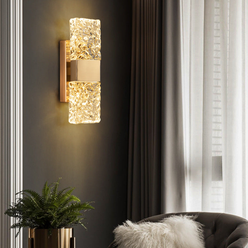 Elegant Crystal Wall Sconce Fixture