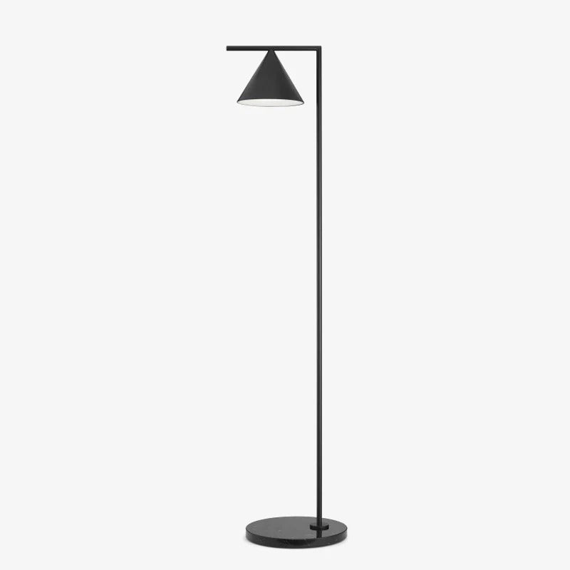 Elegant Floor Lamp – Marble Base & Sleek Design