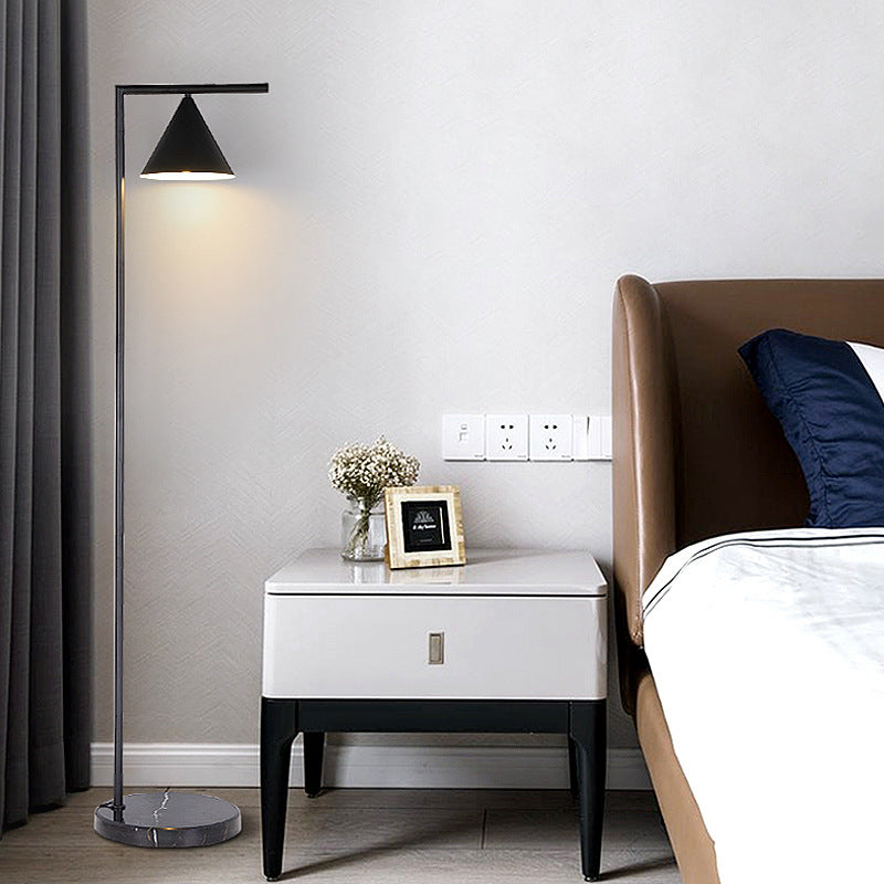 Elegant Floor Lamp – Marble Base & Sleek Design