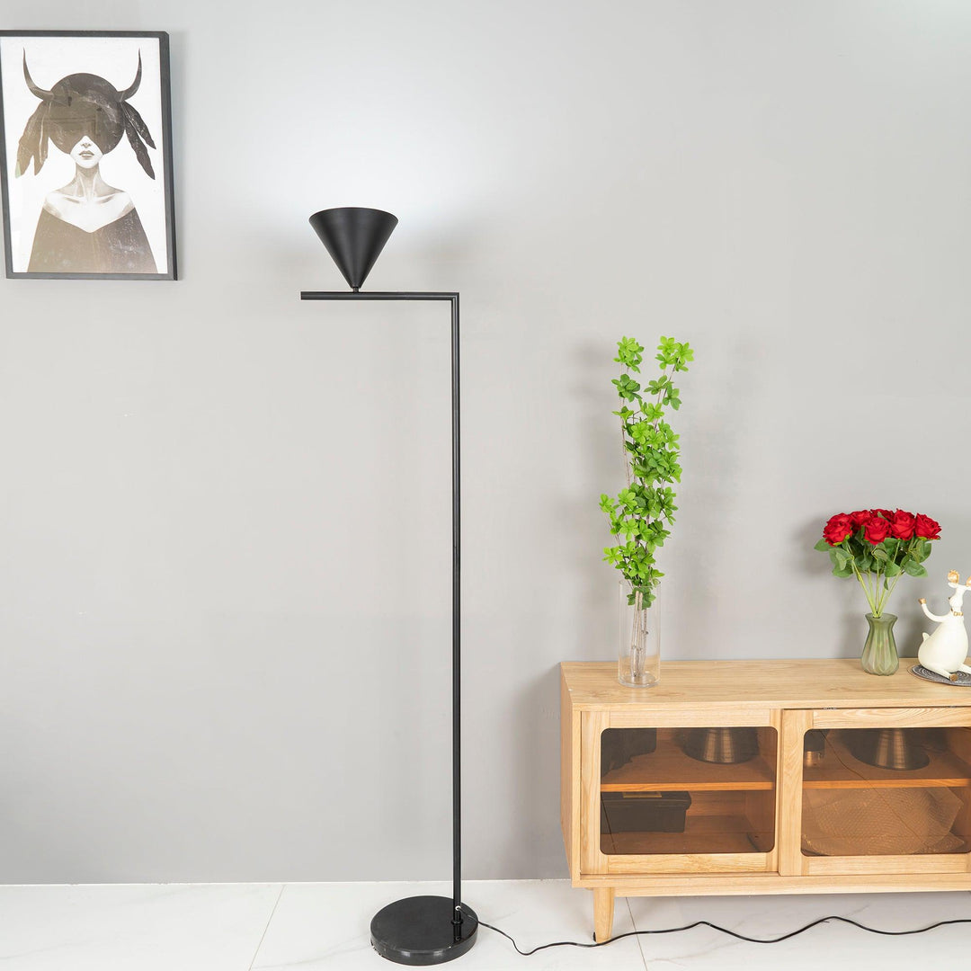 Elegant Floor Lamp – Marble Base & Sleek Design