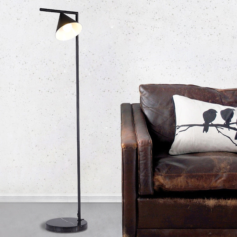 Elegant Floor Lamp – Marble Base & Sleek Design