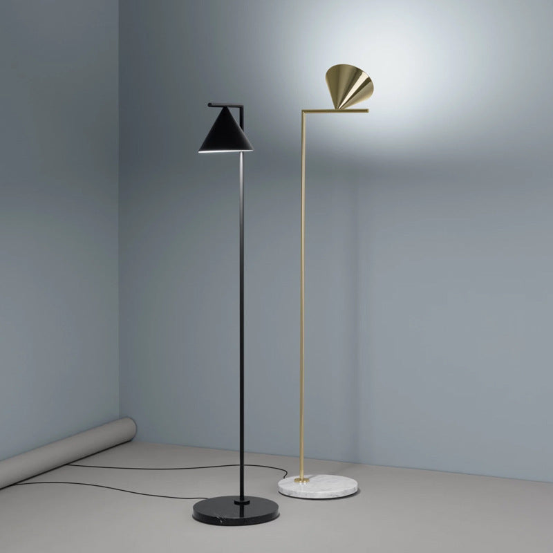 Elegant Floor Lamp – Marble Base & Sleek Design